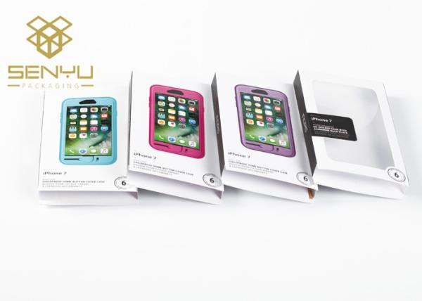 Buy cheap CMYK Prinitng Mobile Cover Packaging Box Information Blister Package from wholesalers