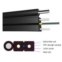 Buy cheap FRP / Steel Drop Fiber Optic Cable Optical Fiber Unit 1KM 2KM 3KM 5 KM In Roll product