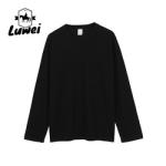 Men Thick Crew Neck Sweatshirt Custom Embroidered Hoodies With Logo