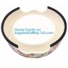 Buy cheap Premium Colorful Dog Water Food Bowl, Dog Food Bowls Pet Feeder Bowls with Mat, Bamboo fiber durable dog feeding covered from wholesalers