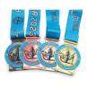 Buy cheap 3d Zinc Alloy Custom Medal Synthetic Enamel Color Marathon Gold Medal from wholesalers