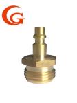 CNC Brass Blow Out Plug Lead Free Brass Copper Pipe Fittings Blowout Adapter