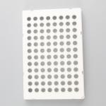 100 Ul Full Skirted White PCR Plates With Transparent Tubes Disposable Plastic
