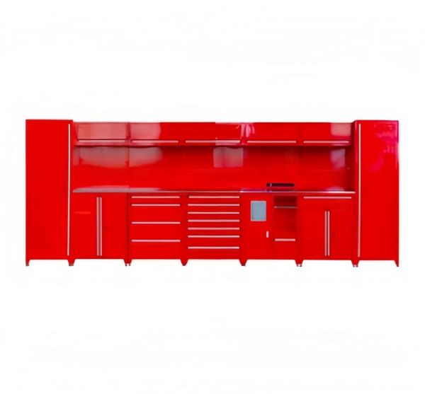 Buy cheap Stainless Steel Handles and Drawers Custom Industrial Heavy Duty Metal Garage Cabinets from wholesalers
