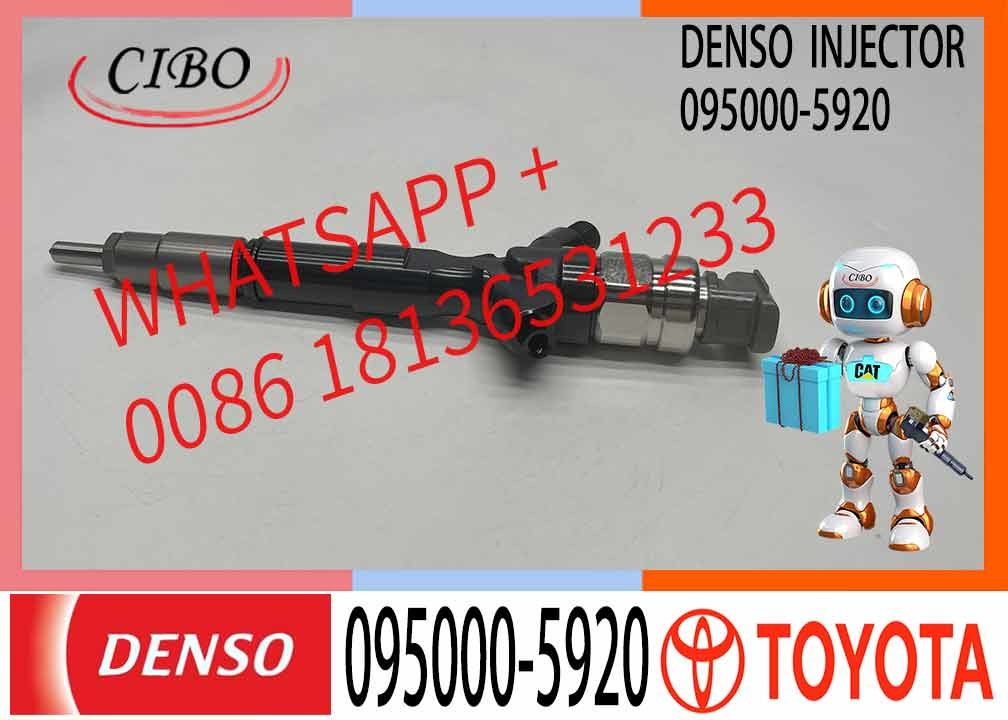 Common Rail Fuel Injector 095000-5920 23670-09070 for Toyota Hilux 1KD 3.0 for Denso