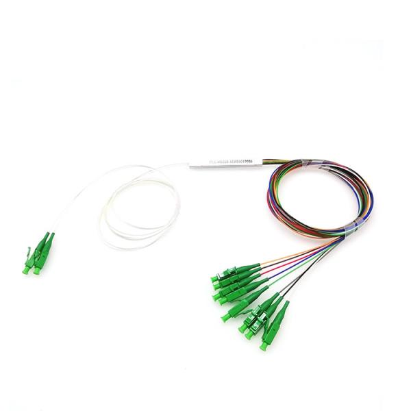 Buy cheap Steel Tube PVC G657A LC/APC Connector Optical 2x8 Fiber Splitter from wholesalers
