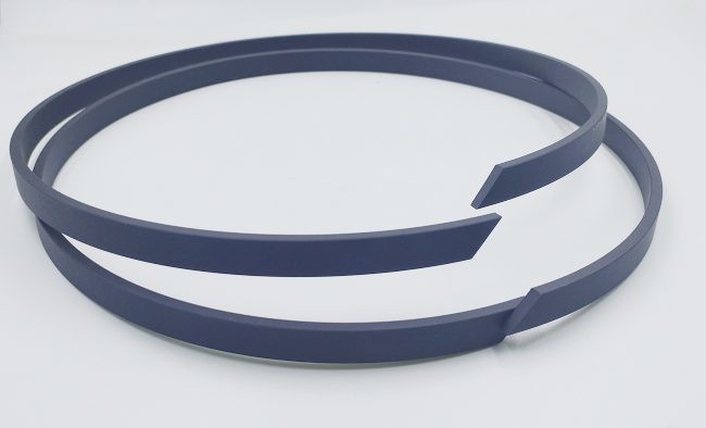 PTFE+25% Carbon Fiber Hydraulic Cylinder Piston Seals Acid Alkali Corrosion Resistant