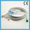 Buy cheap Fukuda One piece 5-lead ECG Cable with leadwires from wholesalers