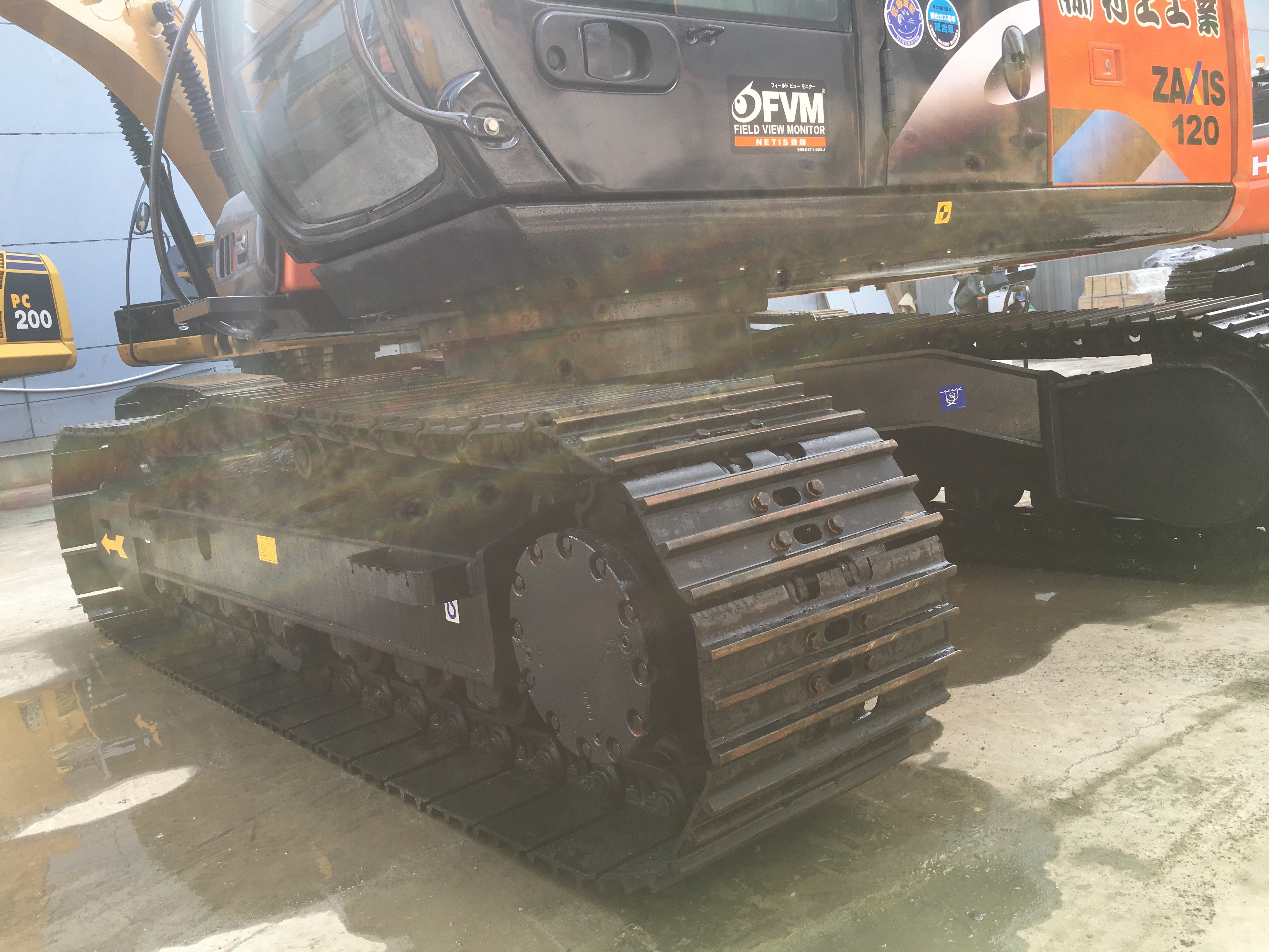 Original Hitachi Paint And Core Components Gear Used Hitachi Excavator For Mining
