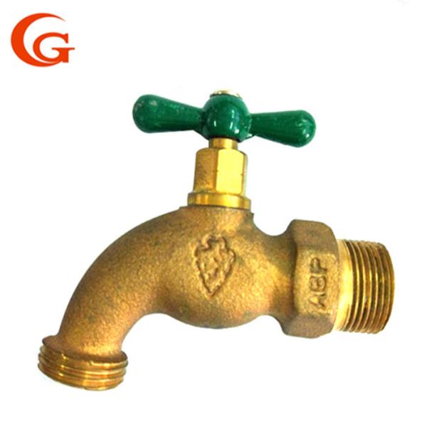 Buy cheap JIS Male Brass Water Tap , 3/4'' Faucet Valve Body Casting from wholesalers