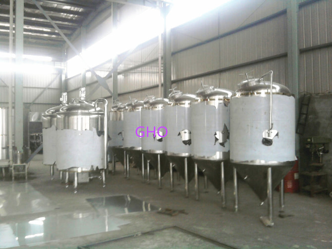 Professional Turnkey Copper Beer Brewing Equipment with Mash Tank and Lauter Tank