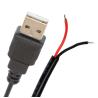 Buy cheap OEM USB 2.0 A Male To Open Stripped Tinned Soldering Bare 2 Wire End Pigtail Charging Cable from wholesalers