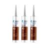 Buy cheap Waterproof Weather Resistant Neutral Silicone Adhesive 300ml Black for Home Decoration from wholesalers