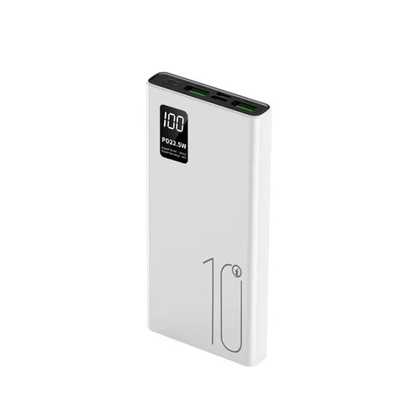 Buy cheap Outdoor Portable 10000mah PowerBank LED Display PD QC3.0 22.5W Fast Charge Slim Power Banks 10000mAh USB-C Charger for iphone 15 from wholesalers
