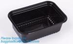 takeaway food container disposable plastic lunch bento box,square PLA plastic