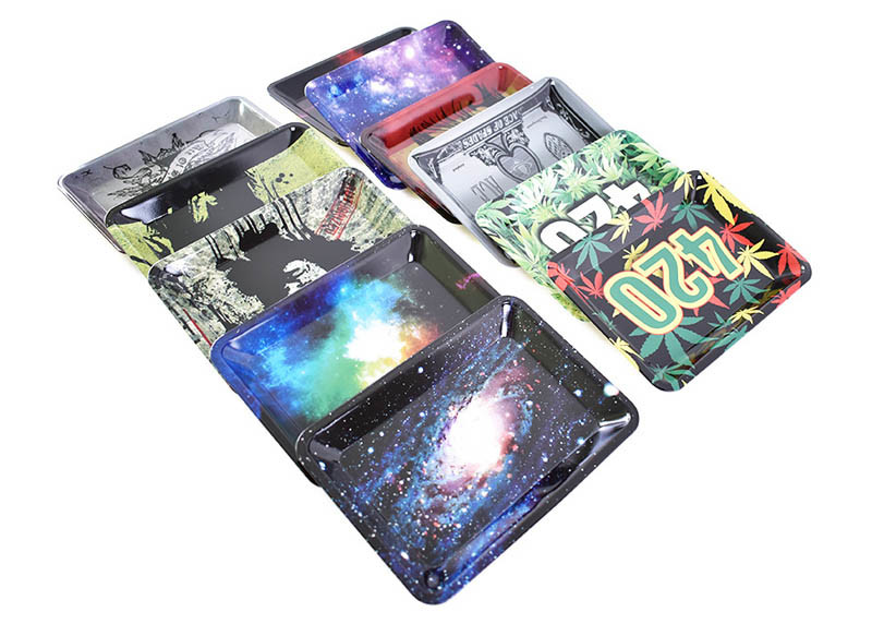 180 * 125mm Portable Cigarette Tray Weed Cannabis Roller Operation Tray