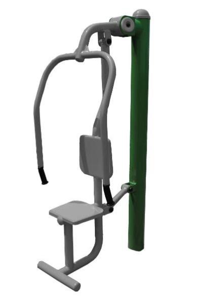 Buy cheap outdoor crane body weight sports fitness equipment galvanized steel chest press from wholesalers
