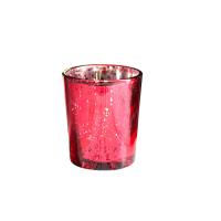 Buy cheap Round Glass Cylinder Candle Holder Mercury Votive Candle Holders For Christmas product