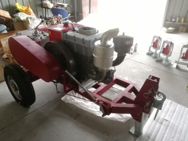 Buy cheap High Speed Diesel Engine Powered Winch / Diesel Engine Hoist 6 HP from wholesalers