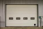 Remote Control Sectional Garage Door Insulation Electric Steel White 50mm-80mm