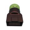 Buy cheap Green J1939 Deutsch 9-Pin Female to J1962 OBD-II OBD 16 Pin Female Adapter from wholesalers