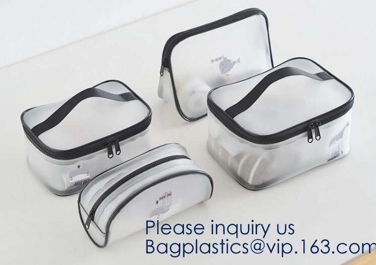 Hanger bags, Clothes Underwear, Large Clear Makeup Bag Toiletry Cosmetic Organizer Bag Portable Travel Toiletry Tote Bag
