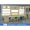 Buy cheap 2300 - 2500MM Hight Custom Jewelry Showcases Beige Lacquer Finished from wholesalers