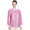 Buy cheap SMS Disposable Lab Jackets Coat 45GSM Hip Length with Pockets Knit Cuffs Adult 5XL from wholesalers