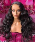 Indian Swiss 360 Lace Frontal Wig Soft Durable Elastic Air Permeable Cap