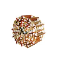 Buy cheap Wooden Material Liferaft Embarkation Ladder 22mm Side Rope For Climbing Aborad product