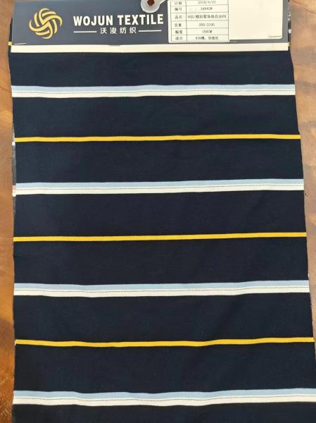Buy cheap Easy Care And High Quality Clean Comfortable Striped Knit Fabric For Polo Shirt from wholesalers