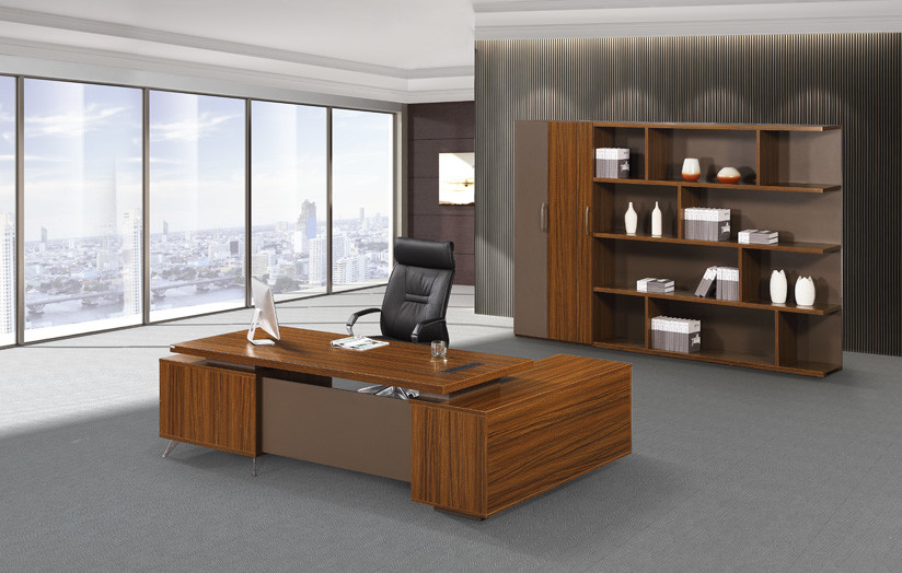 Office L Shape Design Office Manager Desk Office Furniture Modern MDF Desk