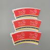 Buy cheap Single PE Coated Paper Cup Fan 340gsm Printed Disposable Recycle from wholesalers
