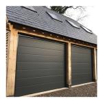 Industrial Sectional Glass Aluminum Garage Door 6000-7000mm Width