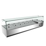 201 SS 120W Table Top Fridge Freezer For Salad