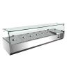 Buy cheap 201 SS 120W Table Top Fridge Freezer For Salad from wholesalers