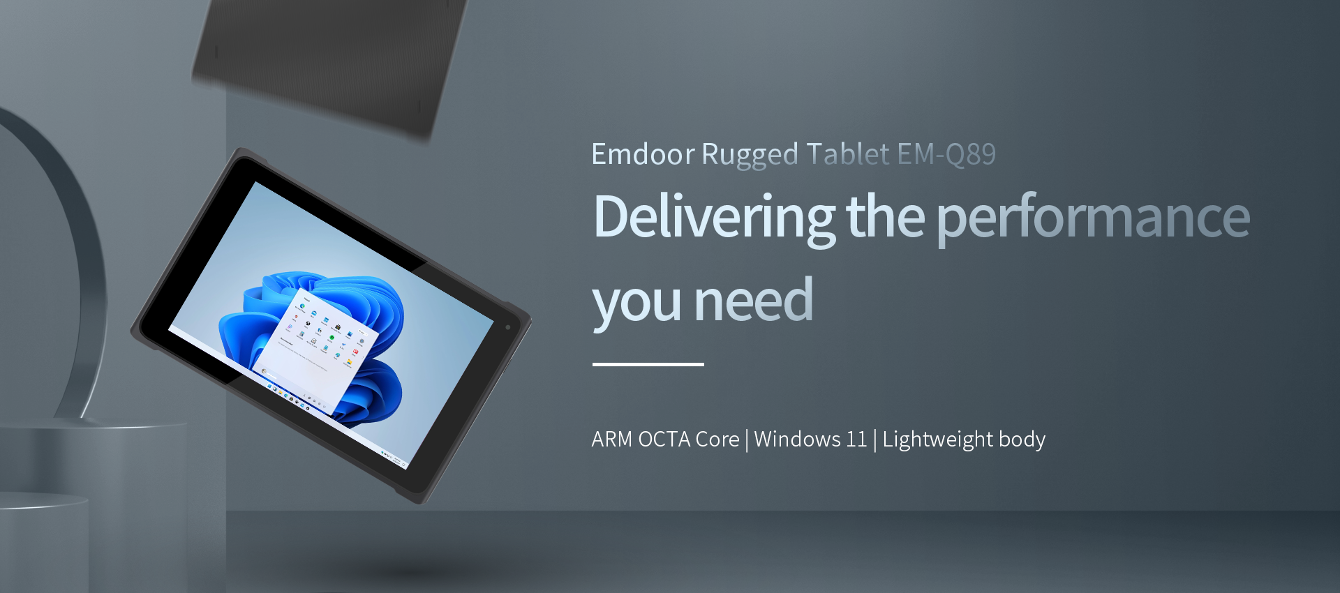 8Inch Win11 Industrial Rugged Tablets With 10.5 Hrs Battery Life IP65 Waterproof