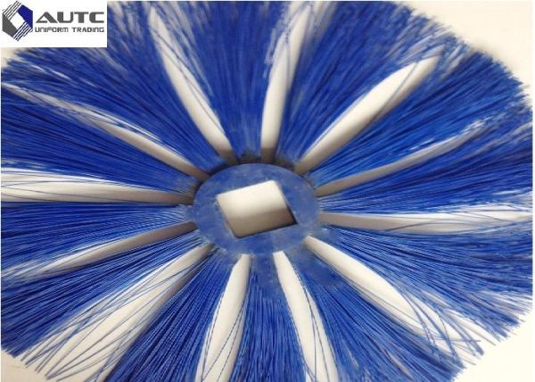 Buy cheap Blue Industrial Sweeping Brush PP Nylon Fabric Custom Guardrail Truck Highway Fence from wholesalers