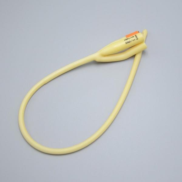 Buy cheap Antibacterial Latex Silicone Foley Catheter Three Way 22FR 24FR from wholesalers