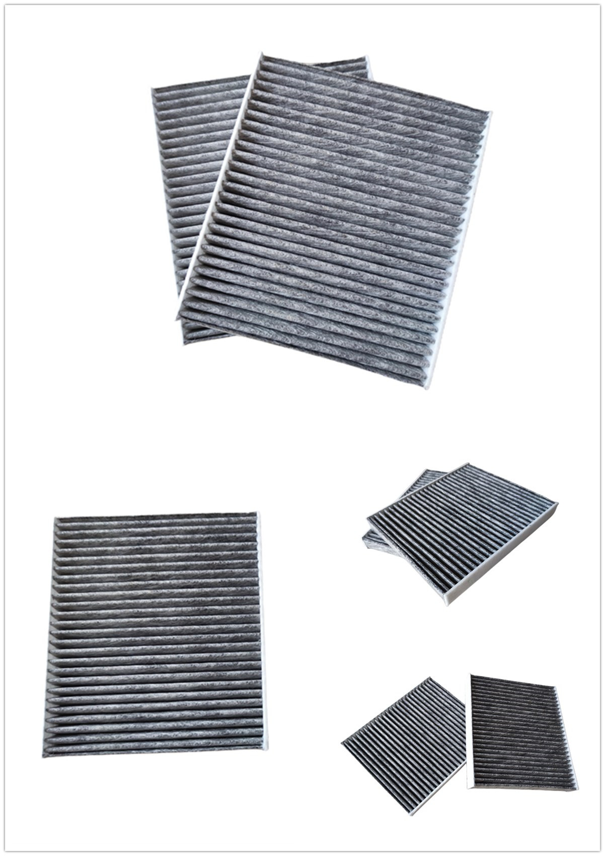 64119272642 Bmw Microfilter Carbon Cloth 64119163329 A Pair Car Cabin Filter