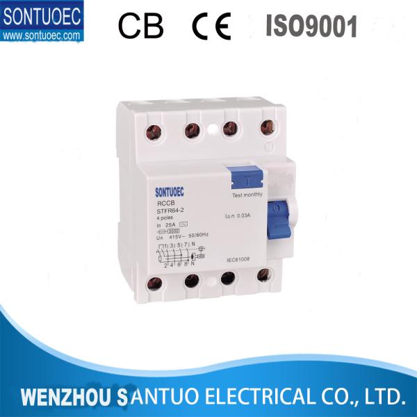 Buy cheap STL-364 Series RCCB 4p 230v 400V Residual Current Circuit Breaker resin cover from wholesalers