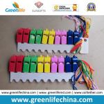 Chinese Cheap Promotional Various Colors Whistle of Plastic Material