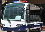 11 Sofa Seats Electric Sightseeing Car With Rear Cargo Box / Fiber Glass Body