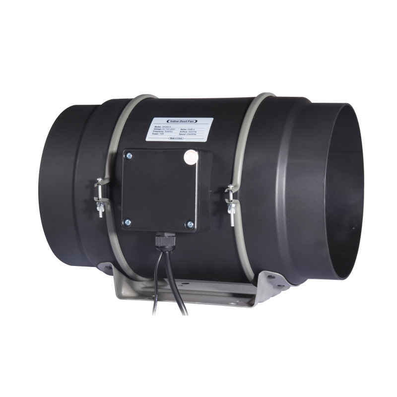 Smart WIFI APP Quiet 8 Inch Inline Duct Ventilation Fan Programmable Controller EC Motor Fan for Hydroponics