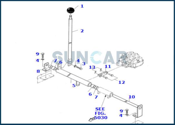 Buy cheap 707-98-12700 7079812700 Blade Lift Cylinder Service Kit For Excavator KOMATSU from wholesalers