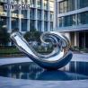 Buy cheap Large Abstract Metal Wave Art Stainless Steel Sculpture from wholesalers