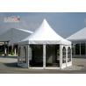 Buy cheap Mini Luxury Pagoda High Peak Outdoor Tent with PVC window Sidwalls for Party from wholesalers