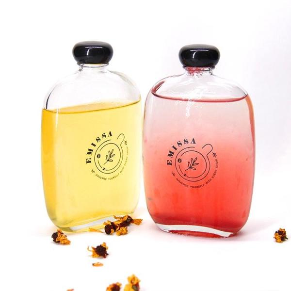Buy cheap Airtight Freezer Safe Juice Bottles Kombucha Glass Bottles Square from wholesalers