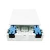 Buy cheap Gray 2 Cores UPC Plastic Fiber Optic Faceplate Socket Panel for Indoor FTTH Network from wholesalers
