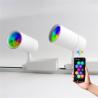 Buy cheap Asian Style 360 Adjustable Movable LED Track Lights Disassembled Moving Heads For Meal Bar from wholesalers